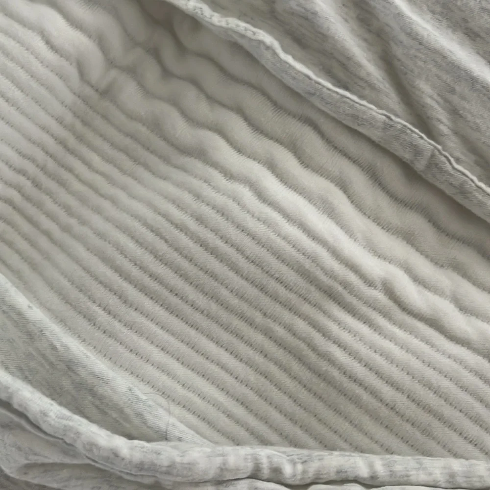 West Elm Cotton Cloud Jersey Euro Shams in Heather Grey (Set of Three)